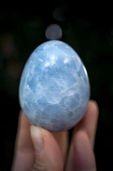 Blue Calcite Egg